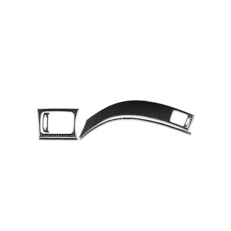 Cubierta Interior Automóvil Panel Für Subaru Für Impreza 2009 2010 2011 Trim Air Outlet Dashboard Panel Aufkleber Dekoration Zubehör Echt Weichen Carbon Faser Aufkleber Decoración Coche von LKRGBXA