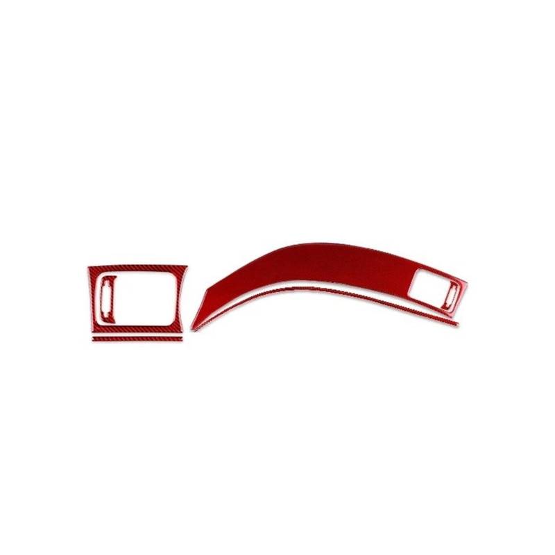 Cubierta Interior Automóvil Panel Für Subaru Für Impreza 2009 2010 2011 Trim Air Outlet Dashboard Panel Aufkleber Dekoration Zubehör Echt Weichen Carbon Faser Aufkleber Decoración Coche von LKRGBXA