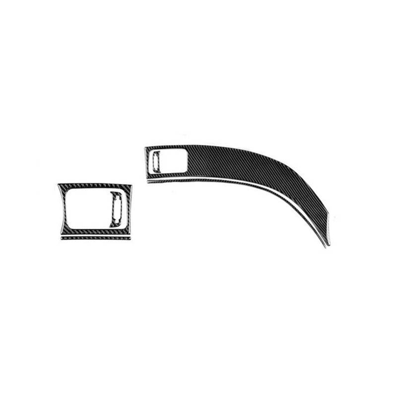Cubierta Interior Automóvil Panel Für Subaru Für Impreza 2009 2010 2011 Trim Air Outlet Dashboard Panel Aufkleber Dekoration Zubehör Echt Weichen Carbon Faser Aufkleber Decoración Coche von LKRGBXA