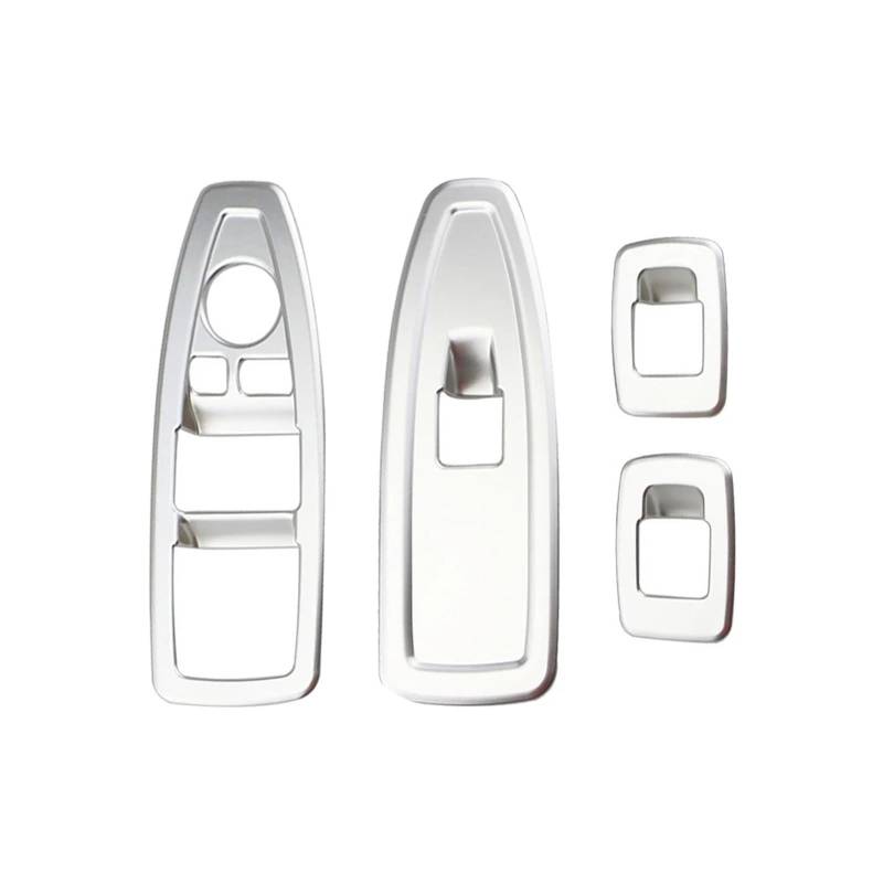 Cubierta Interior Automóvil Panel Für X1 F48 220i 25i 25le 2016-2023 LHD Autofensterheber-Schalter-Panelabdeckung Zierleiste Dekoration 4-teiliger Aufkleber Innenausstattung Decoración Coche von LKRGBXA