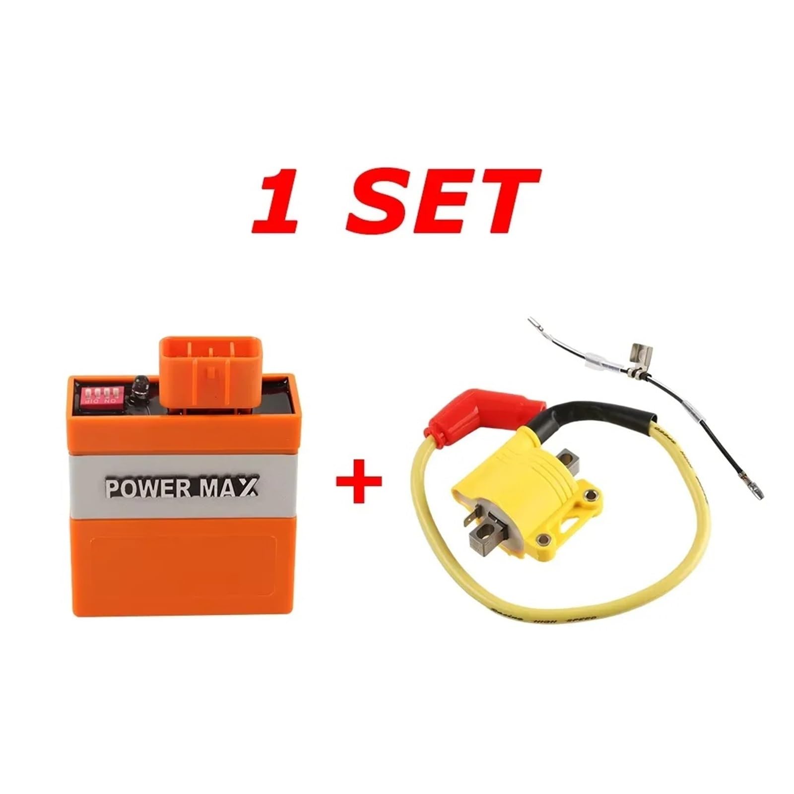 Motorradzündgerät Für ZongShen Für NC250 NC300 Für Motor NC 300 NC 250 Offroad-Motorrad CDI-Box Zündspule CDI Racing Mit DIP Einstellbare Geschwindigkeit Zündspule(1 Set.) von LKRGBXA