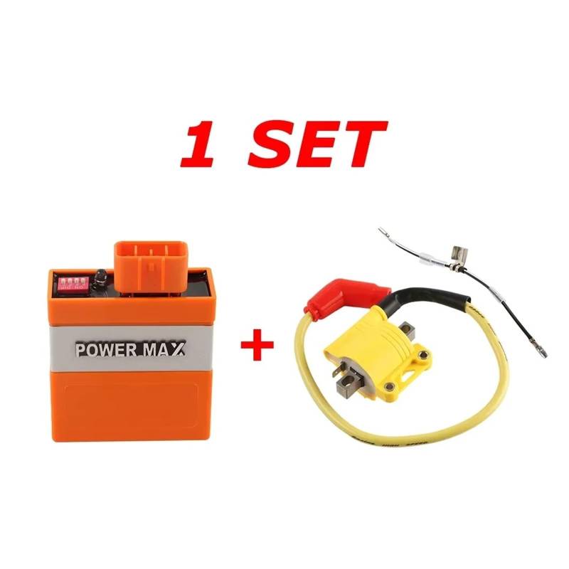 Motorradzündgerät Für ZongShen Für NC250 NC300 Für Motor NC 300 NC 250 Offroad-Motorrad CDI-Box Zündspule CDI Racing Mit DIP Einstellbare Geschwindigkeit Zündspule(1 Set.) von LKRGBXA
