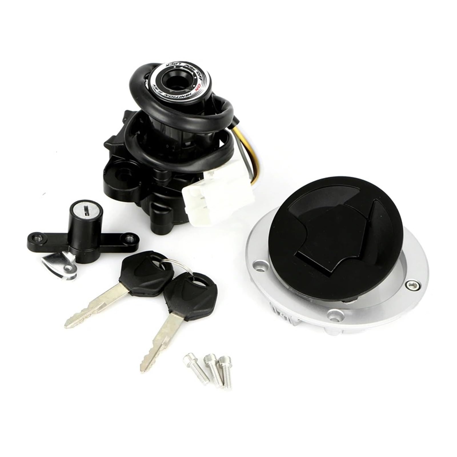 Motorradzündgerät Motorrad-Tankdeckel Zündschloss Sitzschlossschlüssel Für Kawasaki Z1000SX Für Ninja ZX-6R ZX6R ZX636 2011 2012 2013 2014 2015 2016 Zündspule Motorradzündgerät Motorrad-Tankdeckel Zündschloss Sitzschlossschlüssel Für Kawasaki Z1000SX Für Ninja ZX-6R ZX6R ZX636 2011 2012 2013 2014 2015 2016 Zündspule von LKRGBXA
