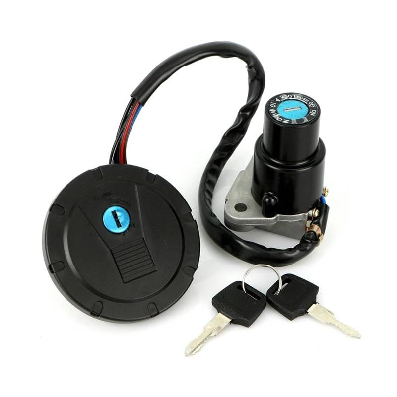 Motorradzündgerät Motorrad-Zündschalter Tankdeckel Schloss Mit Schlüssel Für Kawasaki Für KLR650 Für KLR 650 1987 1988 1989 1990 1991 1992 1993–2007 Zündspule von LKRGBXA
