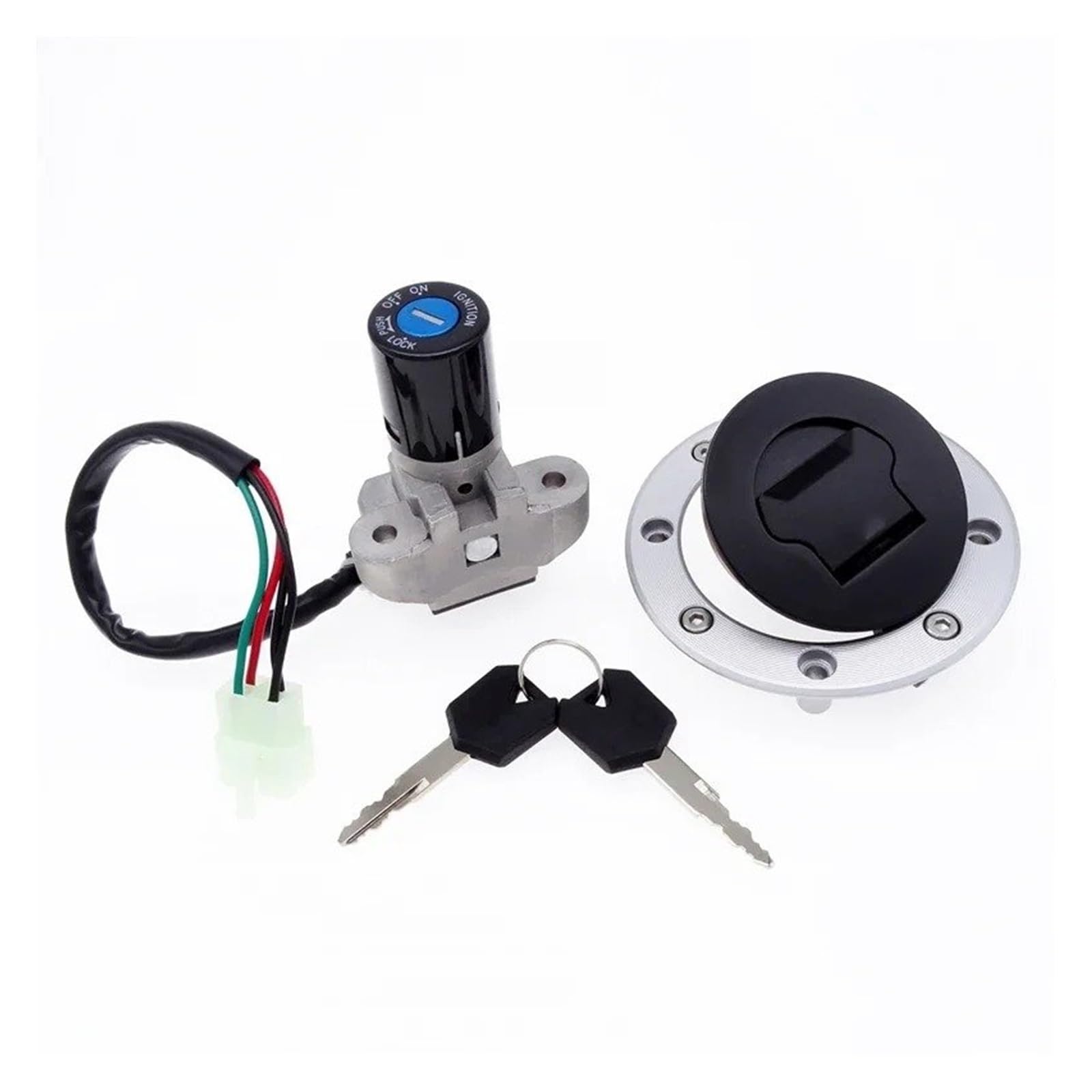 Motorradzündgerät Motorrad-Zündschlossschloss + Tankdeckel Mit 2 Schlüssel-Kits Für Suzuki Für RF400/600/900 GSXR1000 TL1000R GSF1200 SV650 Zündspule Motorradzündgerät Motorrad-Zündschlossschloss + Tankdeckel Mit 2 Schlüssel-Kits Für Suzuki Für RF400/600/900 GSXR1000 TL1000R GSF1200 SV650 Zündspule von LKRGBXA
