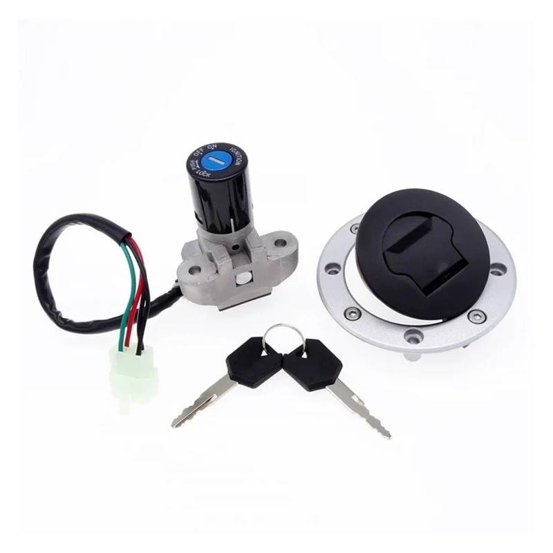 Motorradzündgerät Motorrad-Zündschlossschloss + Tankdeckel Mit 2 Schlüssel-Kits Für Suzuki Für RF400/600/900 GSXR1000 TL1000R GSF1200 SV650 Zündspule von LKRGBXA