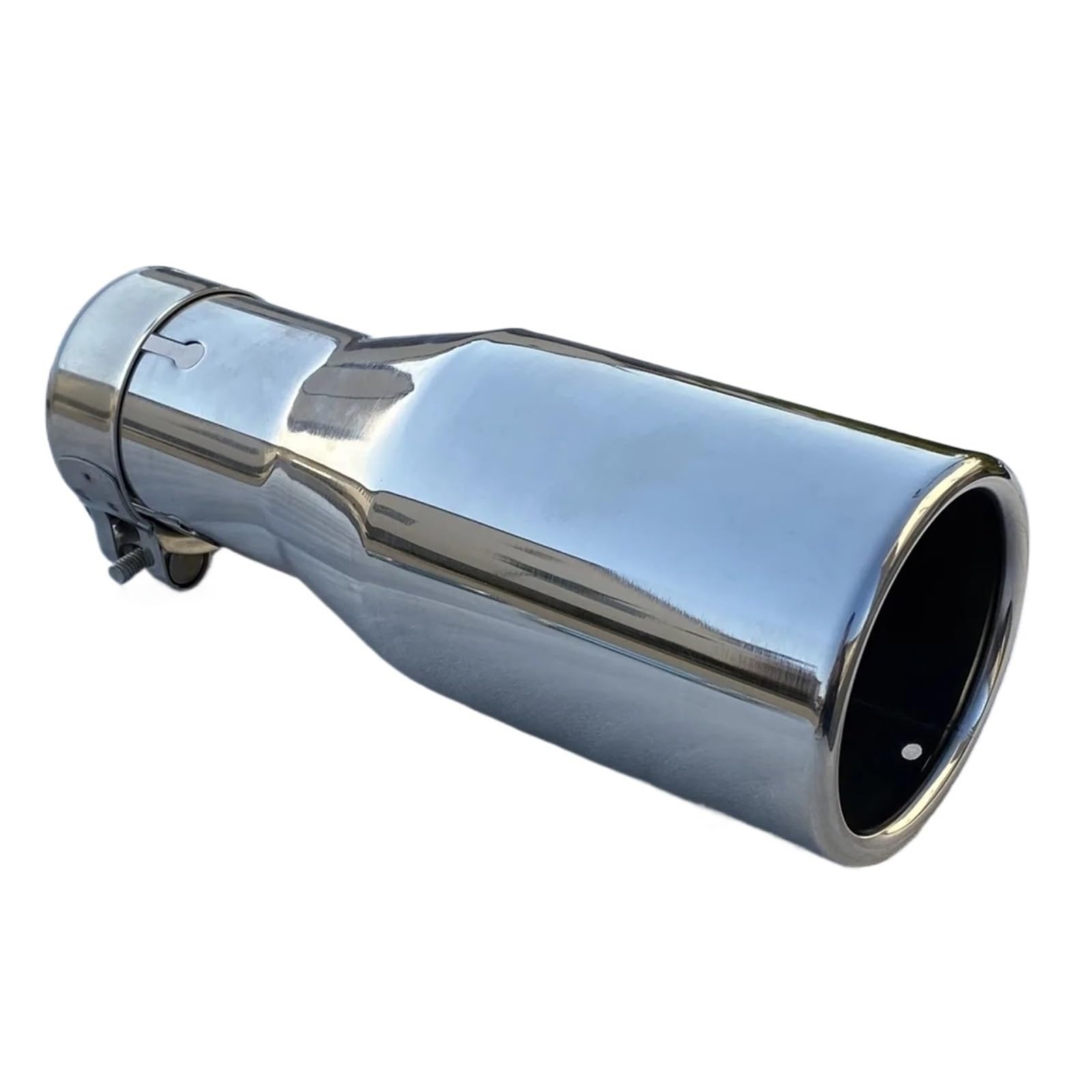 Schalldämpfer Spitze 2,5 Zoll Einlass 3 Zoll Auslass Universal-Auspuffspitze Rohränderung Schwanz Hals Endrohr 20cm Lang Auspuffblende Auto Schalldämpfer Spitze 2,5 Zoll Einlass 3 Zoll Auslass Universal-Auspuffspitze Rohränderung Schwanz Hals Endrohr 20cm Lang Auspuffblende Auto von LKRGBXA