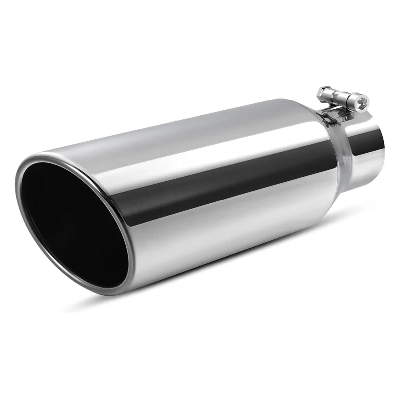 Schalldämpfer Spitze 2,5-Zoll-Einlass-Auspuffspitzen, 2,5 Bis 4 Zoll, 12 Zoll Langes Universal-Endstück Aus Edelstahl Für 2,5-Zoll-Außenendrohr Auspuffblende Auto Schalldämpfer Spitze 2,5-Zoll-Einlass-Auspuffspitzen, 2,5 Bis 4 Zoll, 12 Zoll Langes Universal-Endstück Aus Edelstahl Für 2,5-Zoll-Außenendrohr Auspuffblende Auto von LKRGBXA