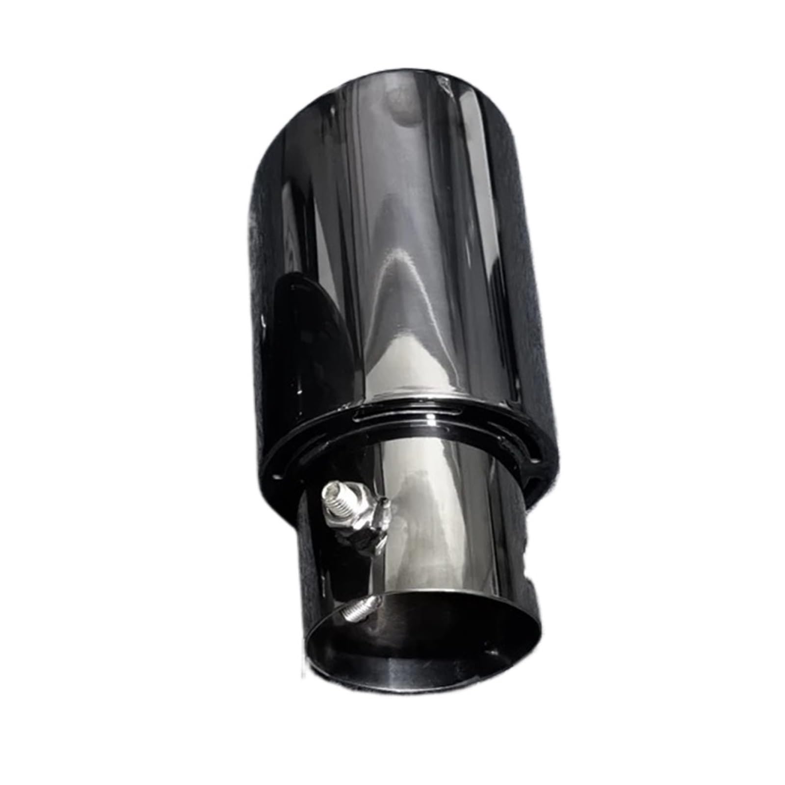 Schalldämpfer Spitze 2-teiliges Universal-Auspuff-Schalldämpfer-Endstück Aus Edelstahl, Auto-Endrohr, Dekorationsrohr, Zubehör, Einlass, 5,1 cm, 6,3 cm, 7,6 cm Auspuffblende Auto von LKRGBXA