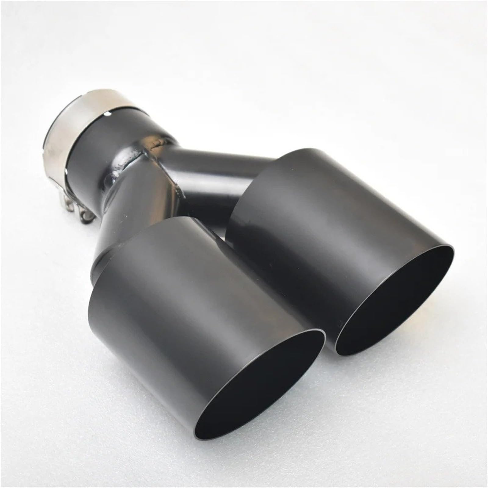 Schalldämpfer Spitze 304 Edelstahl Autoteile Universal Dual Hinten Auspuff Endrohr Schwarz Schalldämpfer Outlet Spitze Auspuffblende Auto Schalldämpfer Spitze 304 Edelstahl Autoteile Universal Dual Hinten Auspuff Endrohr Schwarz Schalldämpfer Outlet Spitze Auspuffblende Auto von LKRGBXA