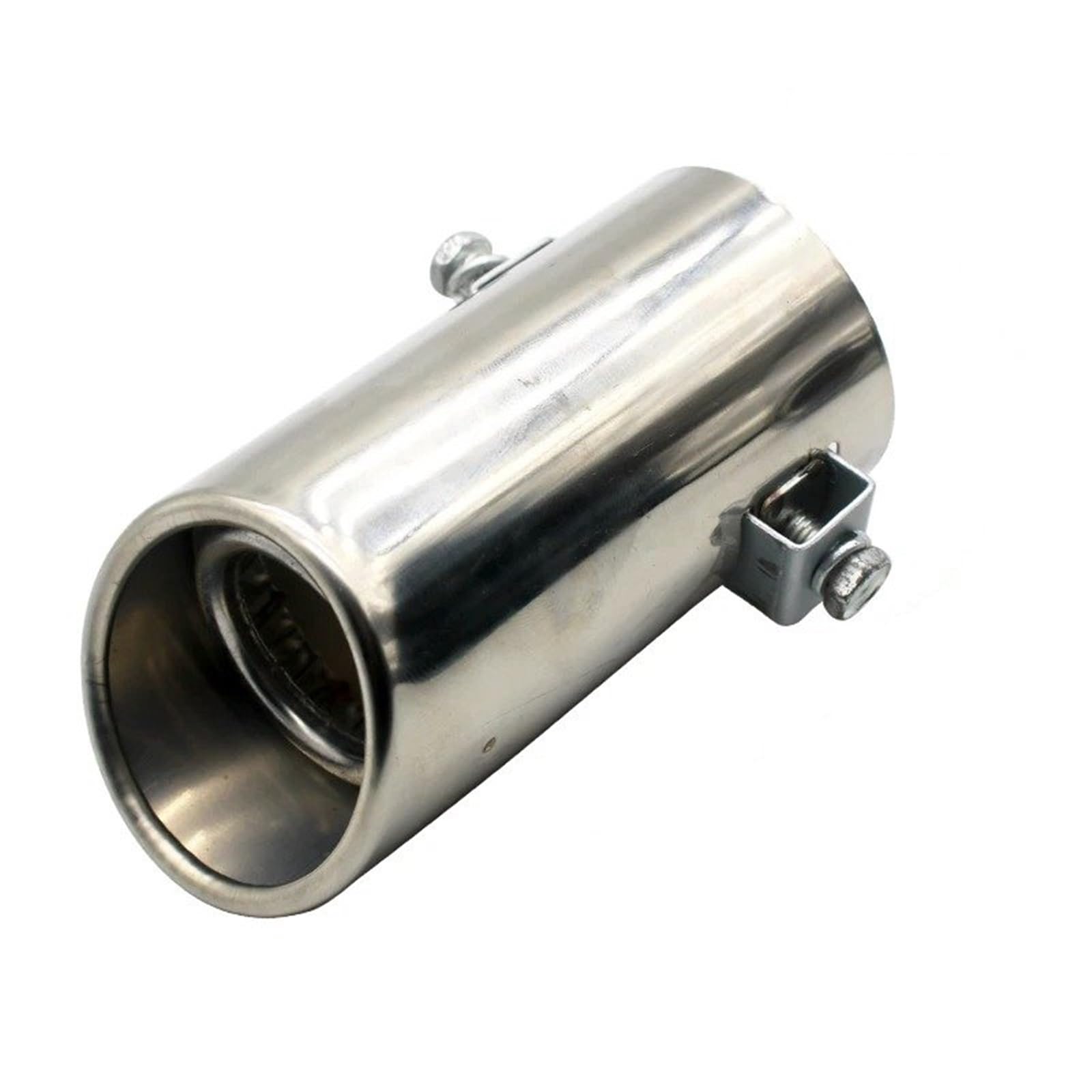 Schalldämpfer Spitze Auspuffrohrspitze Auto Stahl Edelstahl Trim Endrohr Auto Ersatzteile Auspuffanlagen Schalldämpfer Fahrzeug Auspuffblende Auto von LKRGBXA