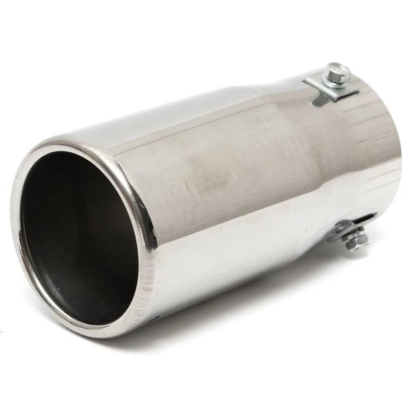 Schalldämpfer Spitze Auto Schalldämpfer Stahl Edelstahl Trim Schwanz Rohr Fahrzeug Auspuffrohr Spitze Auto Ersatz Teile Universal Auspuffblende Auto von LKRGBXA