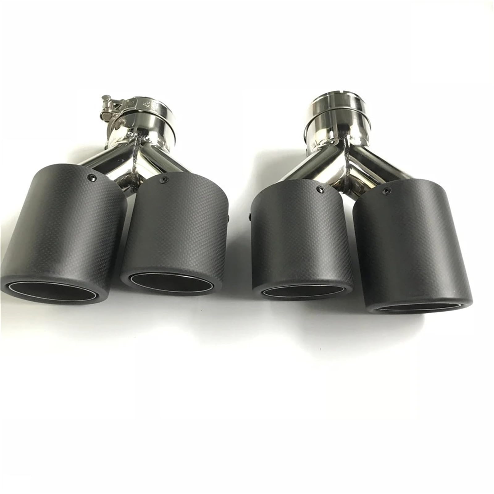Schalldämpfer Spitze EIN Paar Links Und Rechts Y Stil Modell Dual Carbon Fiber Edelstahl Universal Auto Auspuff Spitze Doppel Ende Auspuffblende Auto Schalldämpfer Spitze EIN Paar Links Und Rechts Y Stil Modell Dual Carbon Fiber Edelstahl Universal Auto Auspuff Spitze Doppel Ende Auspuffblende Auto von LKRGBXA