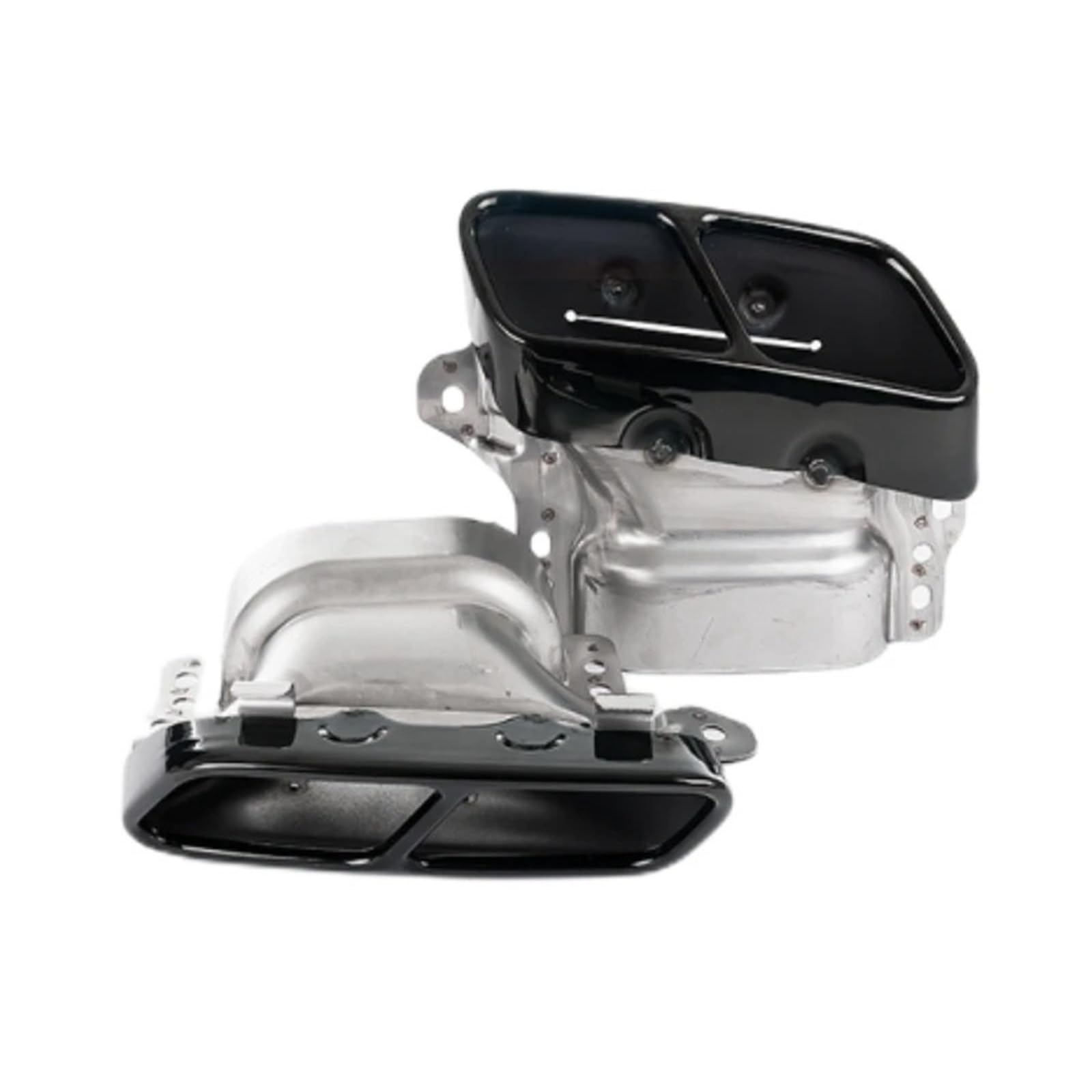 Schalldämpfer Spitze Für Benz Für AMG A45 W176 CLA45 C117 2013-2018 1 Paar Quad-Auspuffblenden Edelstahl-Autozubehör Auspuffblende Auto Schalldämpfer Spitze Für Benz Für AMG A45 W176 CLA45 C117 2013-2018 1 Paar Quad-Auspuffblenden Edelstahl-Autozubehör Auspuffblende Auto von LKRGBXA