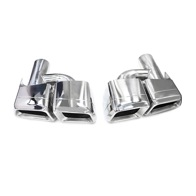 Schalldämpfer Spitze Für Benz W212 E-Klasse W204 C-Klasse Für CLS-Klasse Upgrade E63 CLS63 Auspuffspitzen Quad Square Edelstahl Schalldämpferrohre Auspuffblende Auto von LKRGBXA