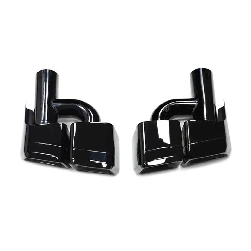 Schalldämpfer Spitze Für Benz W212 E63 Für CLS W204 2 Teile/los Auto Endrohr System Düse 304 Edelstahl Schalldämpfer Quad Auspuffblende Auto von LKRGBXA