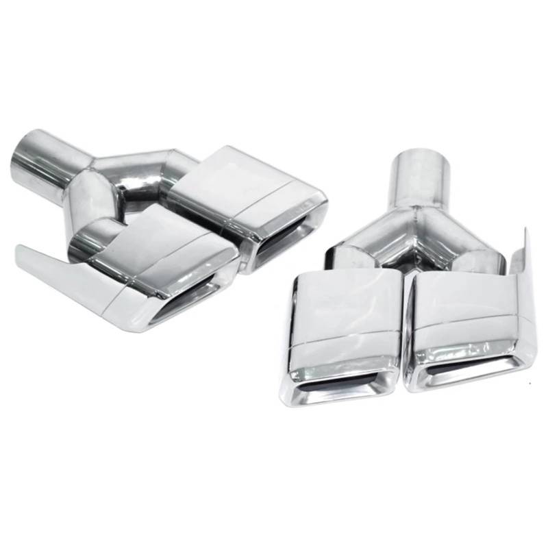 Schalldämpfer Spitze Für Benz W212 E63 W204 2 Teile/Satz 304 Edelstahl Auto Quad Schalldämpfer Auspuffblende System Düse Auspuffblende Auto von LKRGBXA