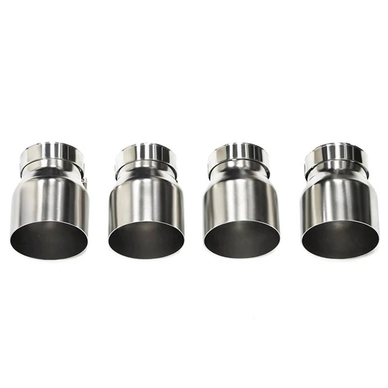 Schalldämpfer Spitze Für F87 Für M2 F80 Für M3 F82 F83 Für M4 4-teilige Edelstahl-Auspuffspitzen Direktspitze Endrohrdüse Auspuffblende Auto von LKRGBXA