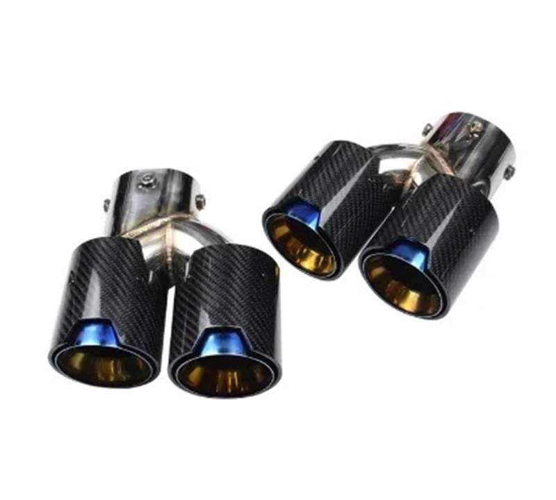 Schalldämpfer Spitze Für G20 G21 G22 G23 G26 G28 G42 M240i M330i M340i M440i Carbon Fiber Schalldämpfer Rohr Endrohr 1Set Auspuff Tipps Auspuffblende Auto von LKRGBXA