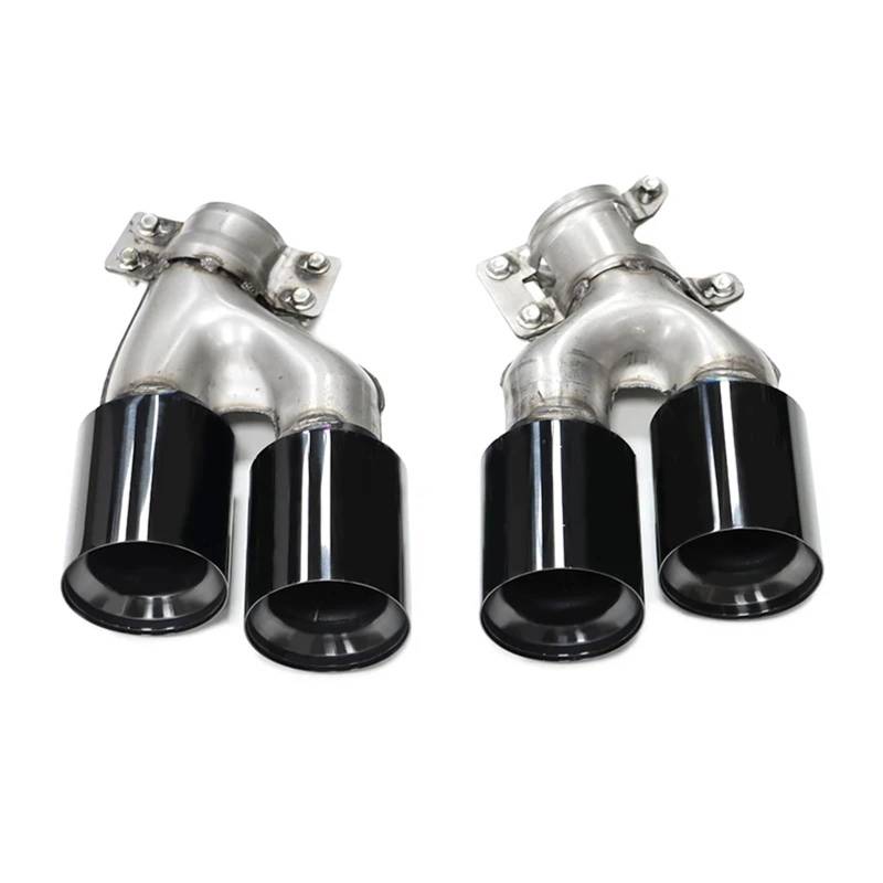 Schalldämpfer Spitze Für G30 G31 525i 528i 530i Für M5 Style Quad Edelstahl Auto Auspuffblende Schalldämpfer Düse Endrohrsystem Auspuffblende Auto von LKRGBXA
