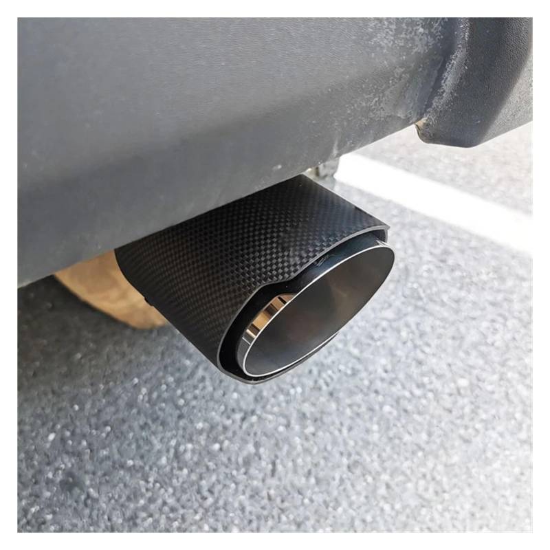 Schalldämpfer Spitze Für Jeep Für Wrangler Jl Jk 2007-2024 Zubehör Schalldämpferabdeckung Endrohr Auspuff Autospitze Edelstahl Schwanzdekoration Auspuffblende Auto von LKRGBXA