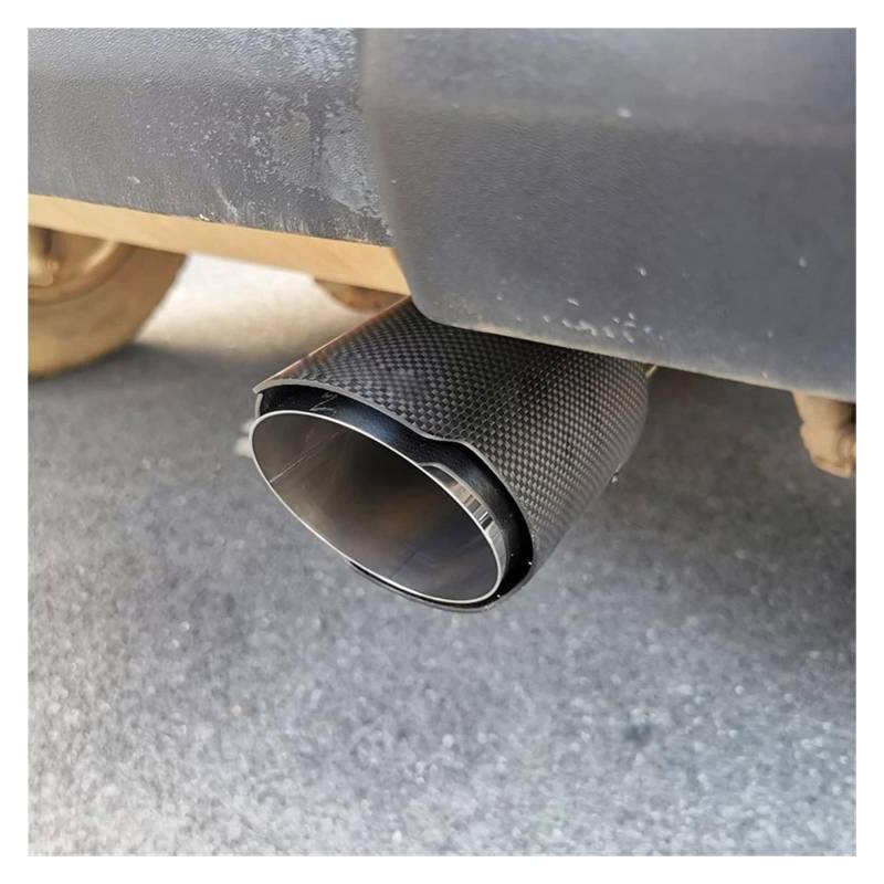 Schalldämpfer Spitze Für Jeep Für Wrangler Jl Jk 2007-2024 Zubehör Schalldämpferabdeckung Endrohr Auspuff Autospitze Edelstahl Schwanzdekoration Auspuffblende Auto von LKRGBXA