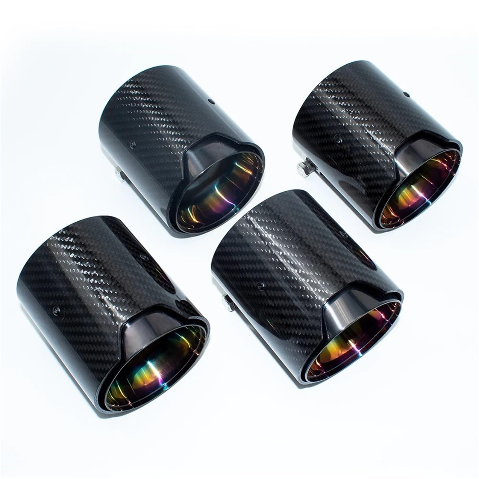 Schalldämpfer Spitze Für M2 F8 Für M3 F80 Für M4 F82 Für M5 F10 Für M6 F12 4 Stück Carbonfaser Matt Auto Auspuffblende Schalldämpferspitze 70mm Düse Auspuffblende Auto Schalldämpfer Spitze Für M2 F8 Für M3 F80 Für M4 F82 Für M5 F10 Für M6 F12 4 Stück Carbonfaser Matt Auto Auspuffblende Schalldämpferspitze 70mm Düse Auspuffblende Auto von LKRGBXA