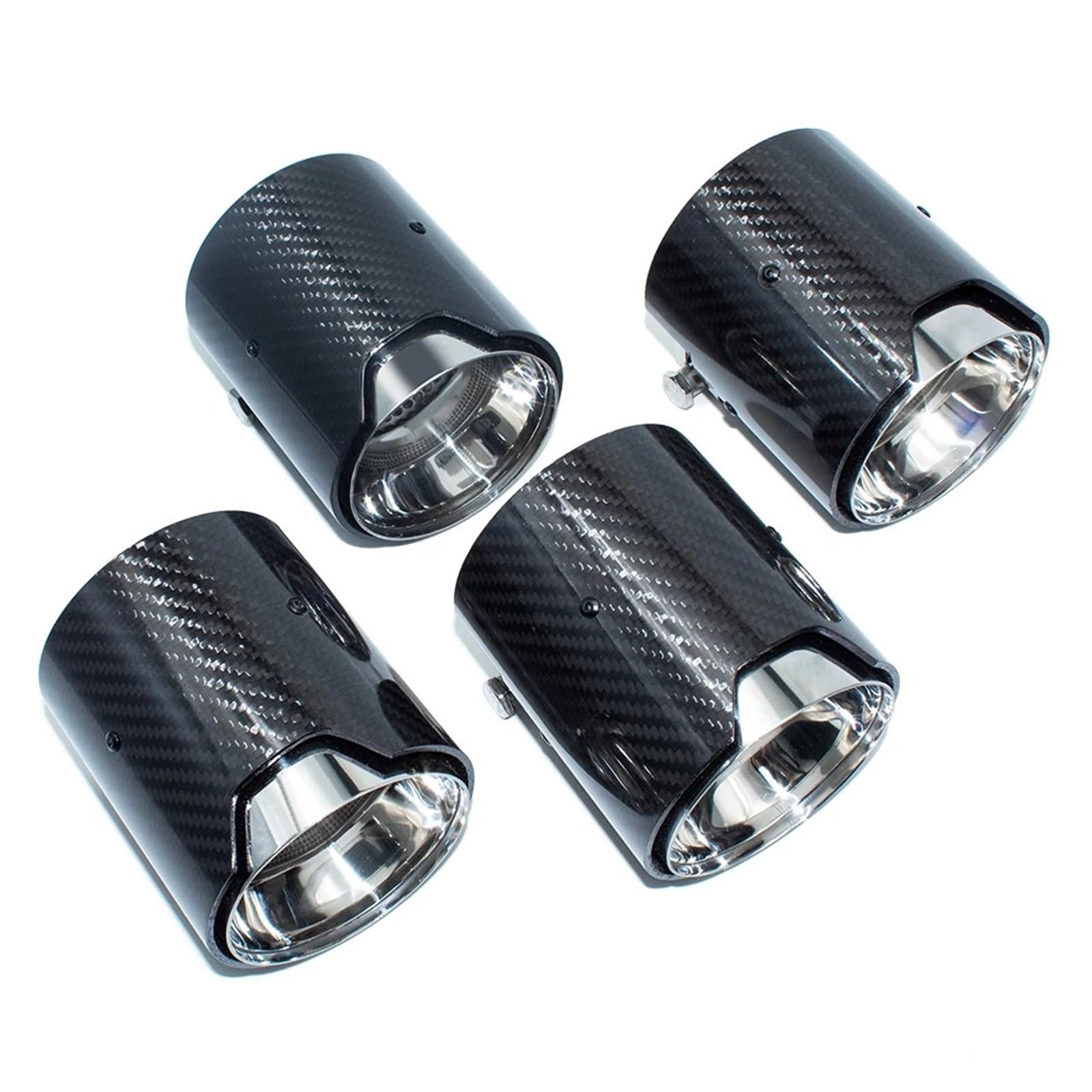 Schalldämpfer Spitze Für M2 F8 Für M3 F80 Für M4 F82 Für M5 F10 Für M6 F12 4 Stück Carbonfaser Matt Auto Auspuffblende Schalldämpferspitze 70mm Düse Auspuffblende Auto Schalldämpfer Spitze Für M2 F8 Für M3 F80 Für M4 F82 Für M5 F10 Für M6 F12 4 Stück Carbonfaser Matt Auto Auspuffblende Schalldämpferspitze 70mm Düse Auspuffblende Auto von LKRGBXA