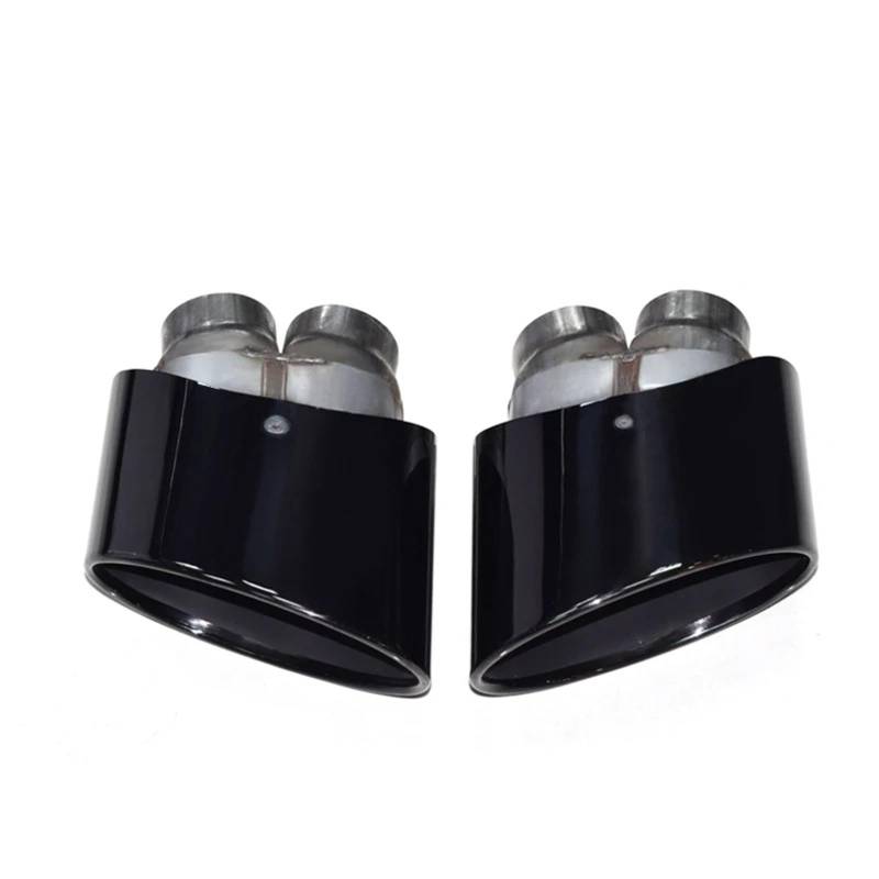 Schalldämpfer Spitze Für RS3 RS4 RS4 RS5 RS6 Für S3 S4 S5 S6 Auto-Auspuffblende Doppel-Innenschalldämpfer-System-Rohrdüse Auspuffblende Auto von LKRGBXA