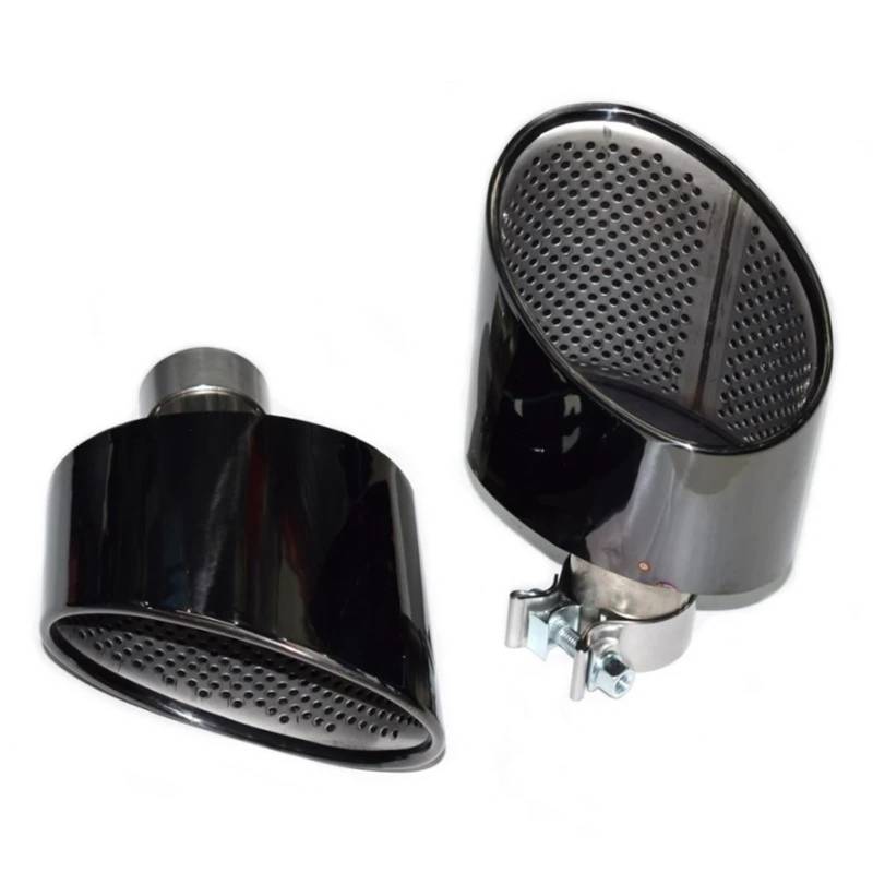 Schalldämpfer Spitze Für RS3 RS4 RS4 RS5 RS6 Für S3 S4 S5 S6 Auto-Auspuffrohrspitze Zubehör Doppelte Innere Schalldämpferdüse Auspuffblende Auto von LKRGBXA