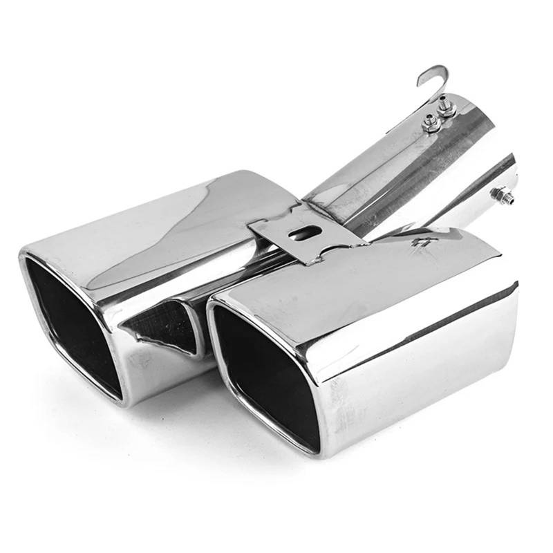 Schalldämpfer Spitze Für Toyota Für Alphard Für Vellfire AH20 AH30 Für Harrier ZSU60 1 PCS Edelstahl Auto Dual Auspuff Spitze Schalldämpfer Endrohr Auspuffblende Auto von LKRGBXA