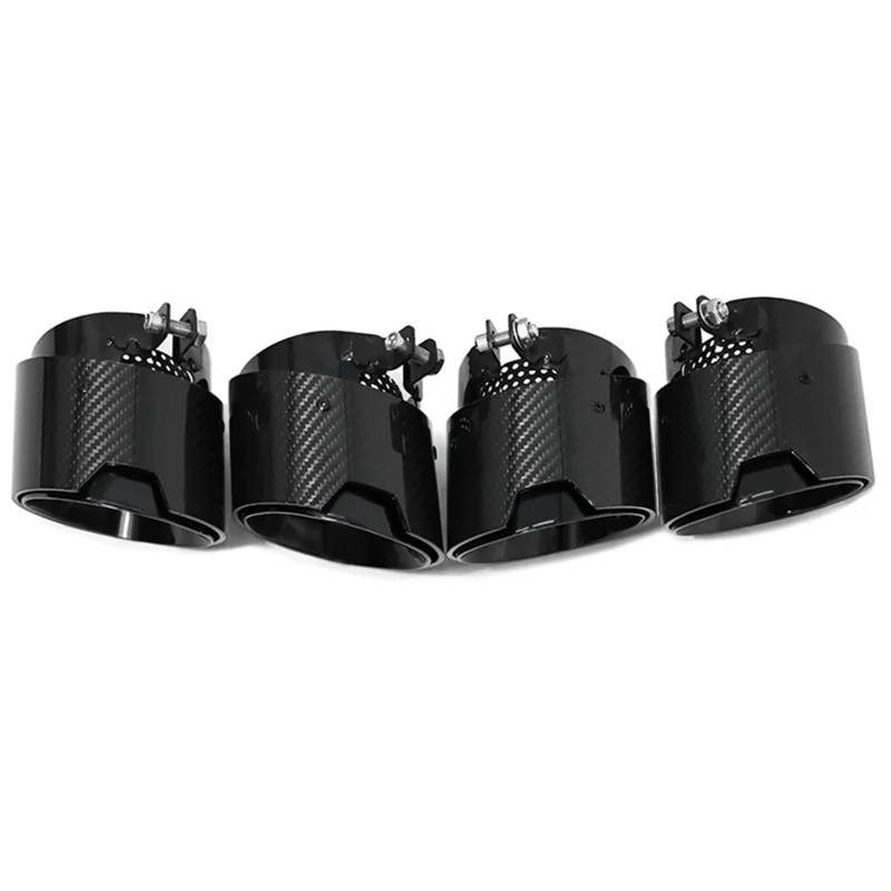 Schalldämpfer Spitze Für X3M Für X4M F97 F98 Leistung 4 Teile/los Auto Auspuffrohr Direkt Stecker Schalldämpfer Spitze Düse Endrohr Auspuffblende Auto von LKRGBXA