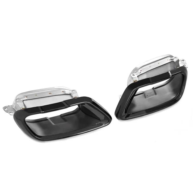 Schalldämpfer Spitze Für X5 Für X6 Für X7 G05 G06 G07 2022 2023 2024 Auto-Auspuff-Schalldämpferspitze Quad 304 Edelstahl-Düsenverkleidung Endrohr Auspuffblende Auto von LKRGBXA