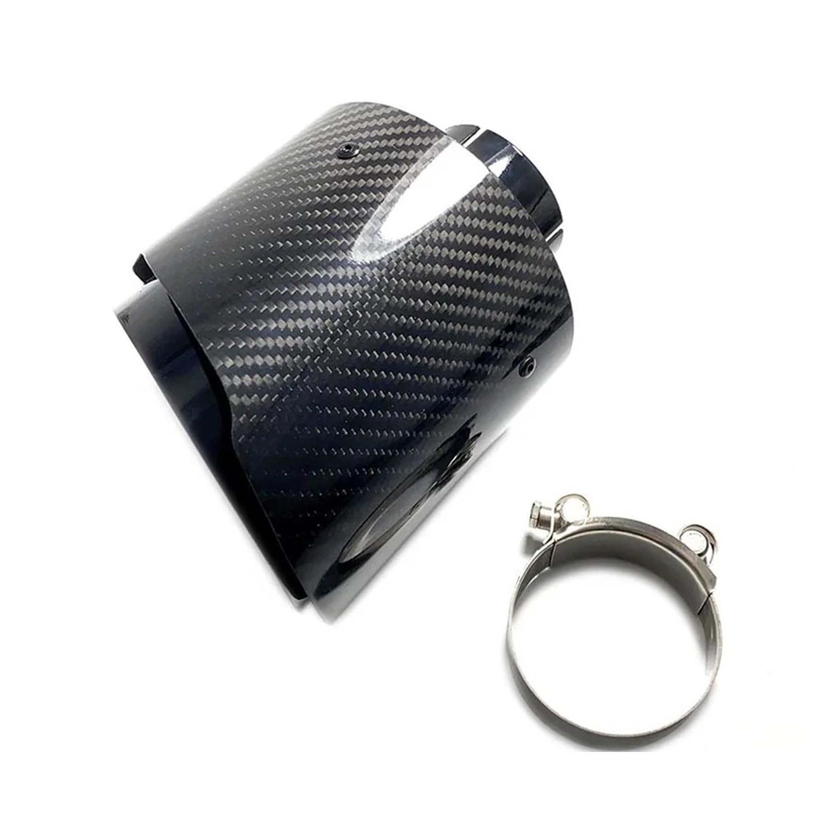 Schalldämpfer Spitze Glänzendes Auspuffrohr Auto Universalsysteme Edelstahl Carbon Endrohr Auslass 130MM Düsen Schalldämpferspitze Auspuffblende Auto Schalldämpfer Spitze Glänzendes Auspuffrohr Auto Universalsysteme Edelstahl Carbon Endrohr Auslass 130MM Düsen Schalldämpferspitze Auspuffblende Auto von LKRGBXA