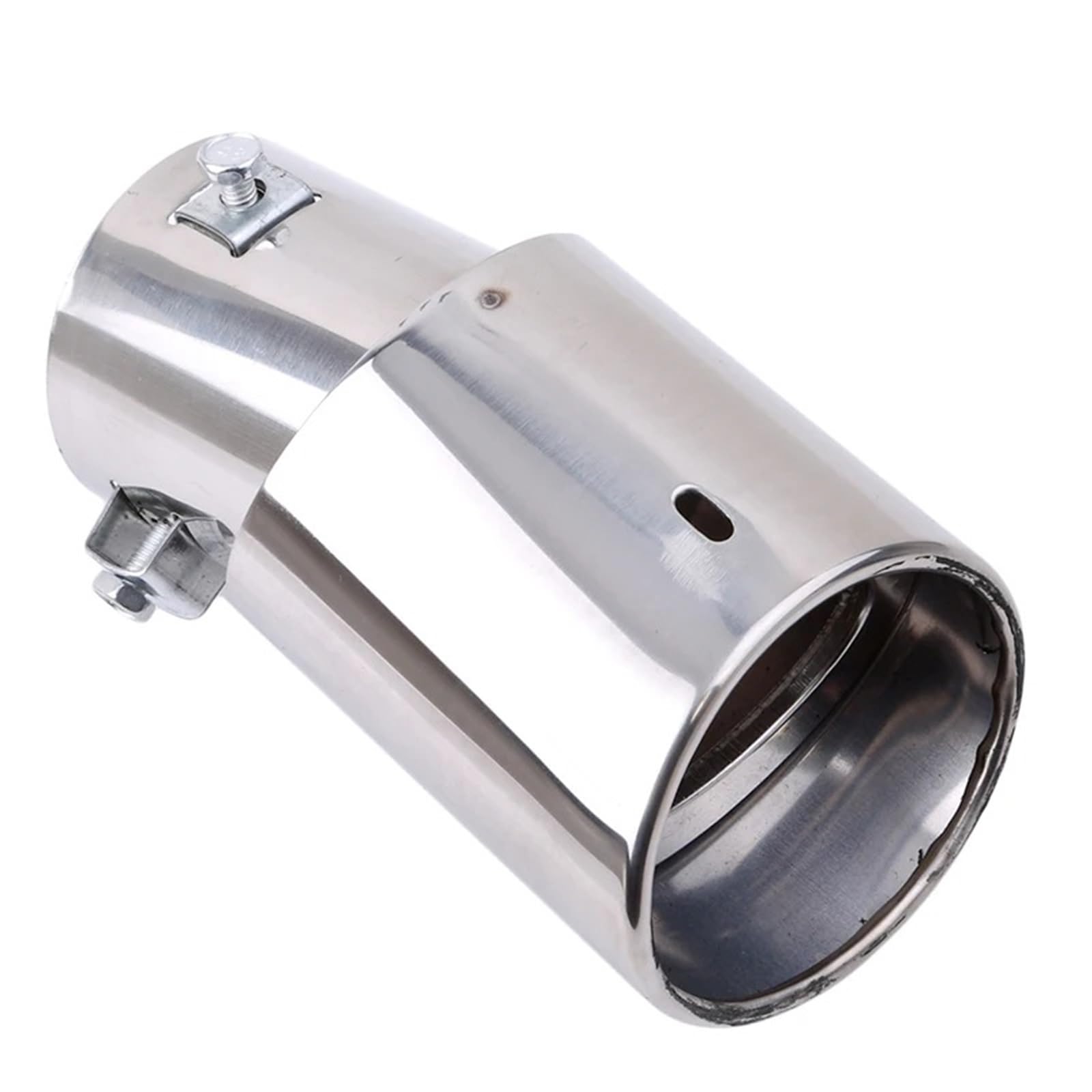Schalldämpfer Spitze Langlebiges Auto-hinteres Rundes Auspuffrohr-Endschalldämpfer-Spitze Chrom-Edelstahl-Automobil-Ersatzzubehör Auspuffblende Auto Schalldämpfer Spitze Langlebiges Auto-hinteres Rundes Auspuffrohr-Endschalldämpfer-Spitze Chrom-Edelstahl-Automobil-Ersatzzubehör Auspuffblende Auto von LKRGBXA