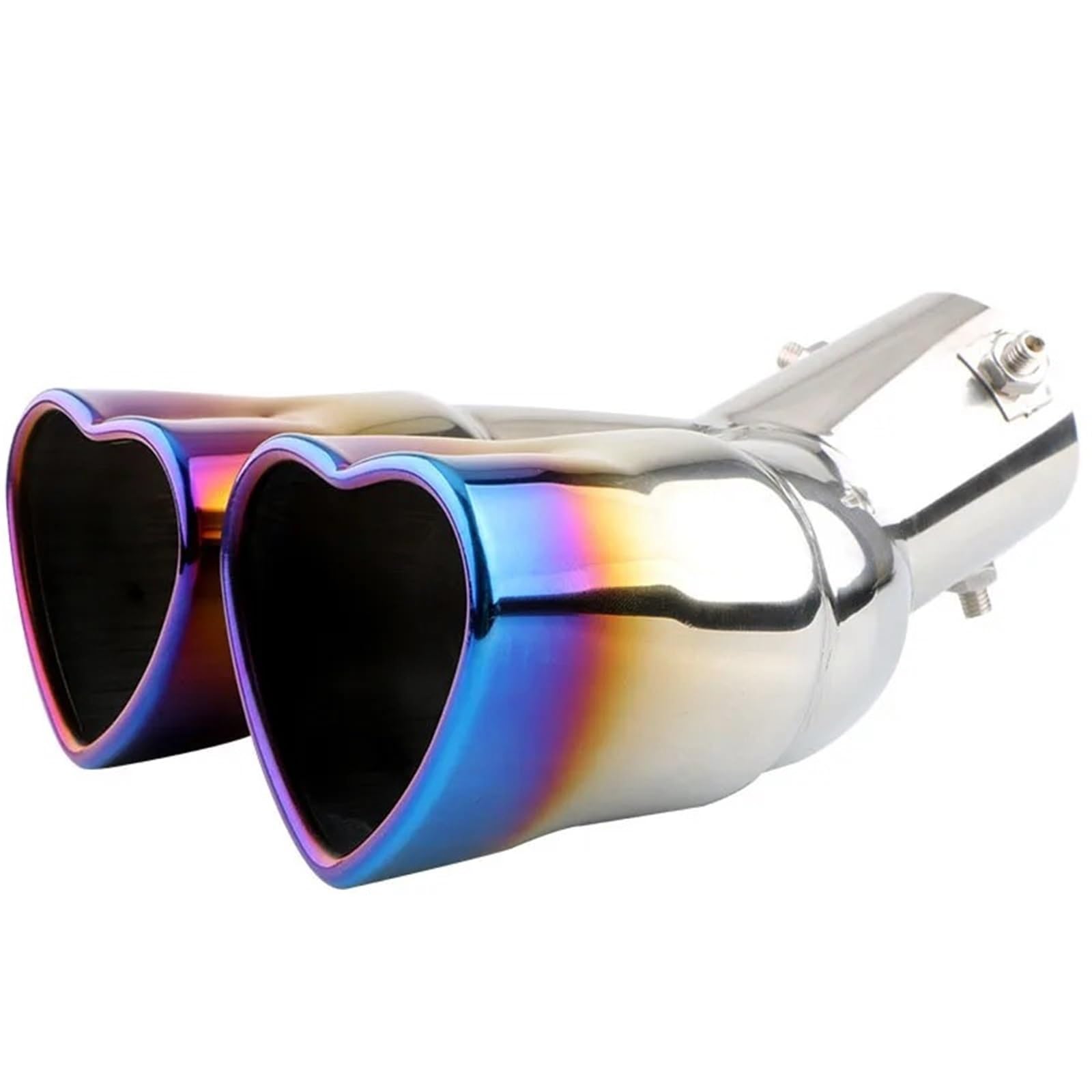 Schalldämpfer Spitze Universal-Auspuffanlagen Love Type 63mm Schalldämpfer Edelstahl Silber Bunte Spitzen Schalldämpfer Endrohr Autozubehör Auspuffblende Auto Schalldämpfer Spitze Universal-Auspuffanlagen Love Type 63mm Schalldämpfer Edelstahl Silber Bunte Spitzen Schalldämpfer Endrohr Autozubehör Auspuffblende Auto von LKRGBXA