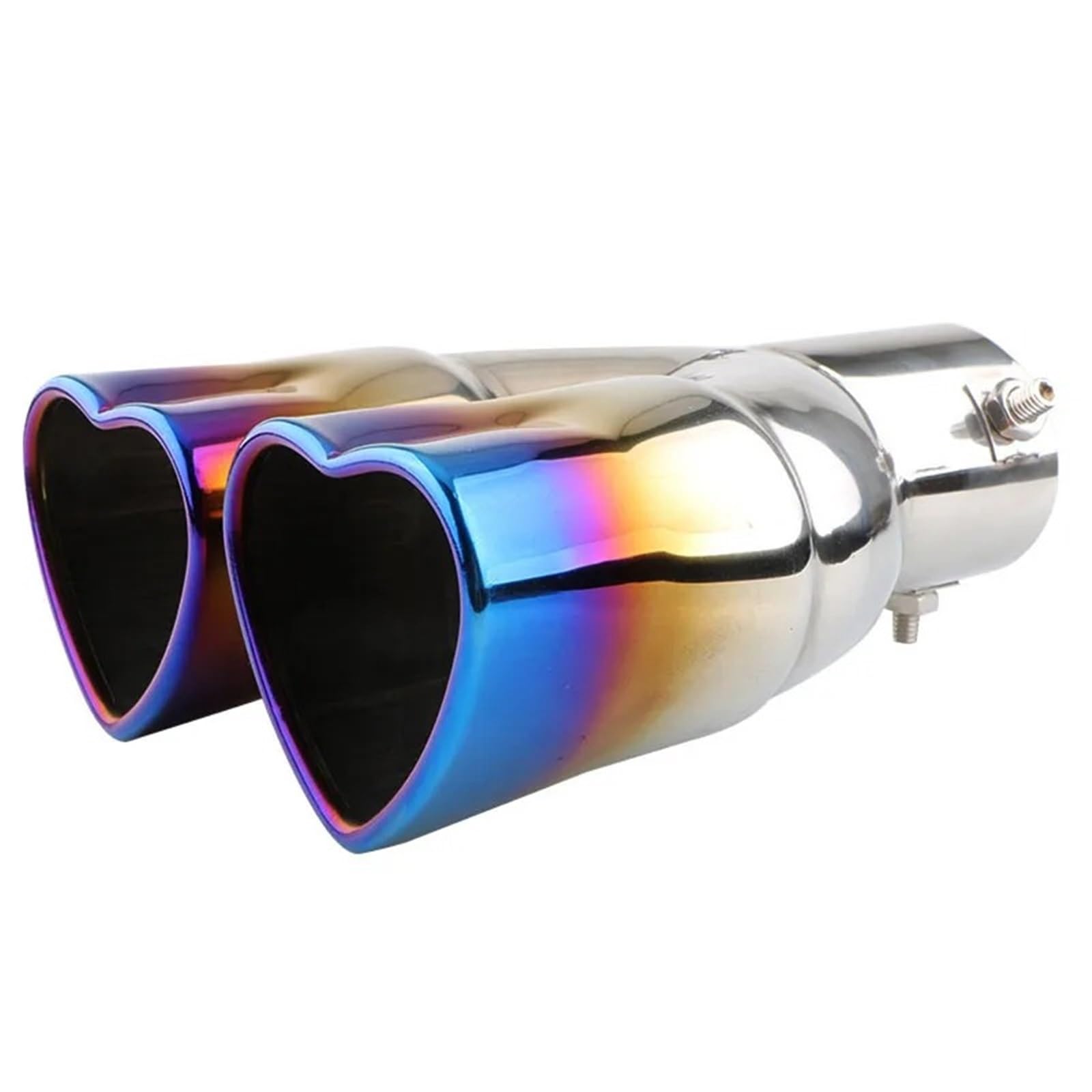 Schalldämpfer Spitze Universal-Auspuffanlagen Love Type 63mm Schalldämpfer Edelstahl Silber Bunte Spitzen Schalldämpfer Endrohr Autozubehör Auspuffblende Auto Schalldämpfer Spitze Universal-Auspuffanlagen Love Type 63mm Schalldämpfer Edelstahl Silber Bunte Spitzen Schalldämpfer Endrohr Autozubehör Auspuffblende Auto von LKRGBXA