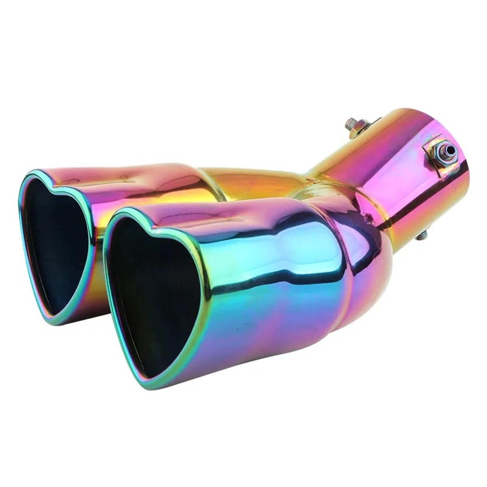 Schalldämpfer Spitze Universal-Auspuffanlagen Love Type 63mm Schalldämpfer Edelstahl Silber Bunte Spitzen Schalldämpfer Endrohr Autozubehör Auspuffblende Auto Schalldämpfer Spitze Universal-Auspuffanlagen Love Type 63mm Schalldämpfer Edelstahl Silber Bunte Spitzen Schalldämpfer Endrohr Autozubehör Auspuffblende Auto von LKRGBXA