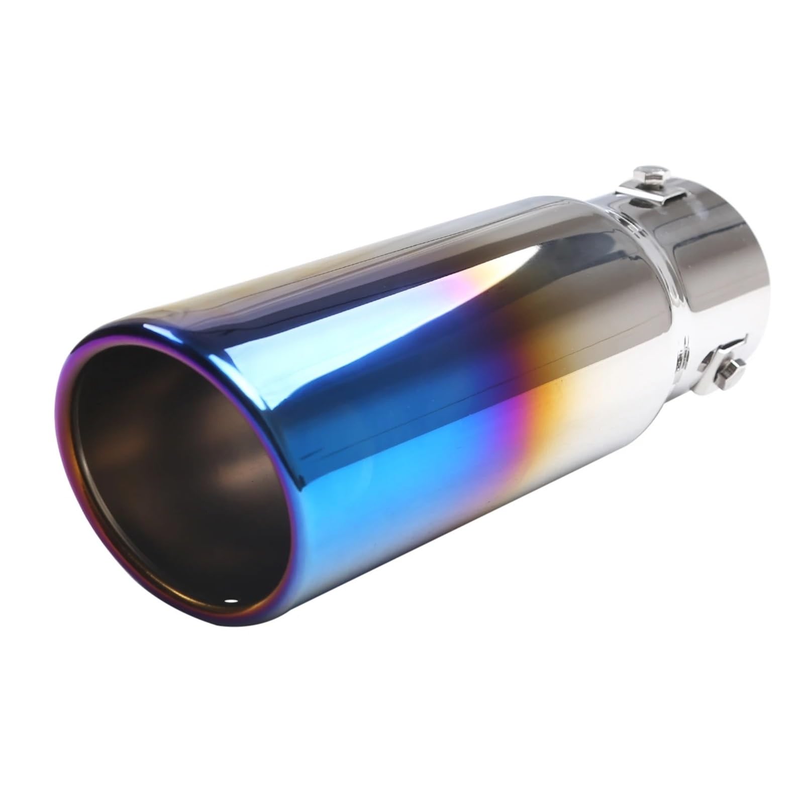 Schalldämpfer Spitze Universal-Auspuffblende, 1,5–2,5Zoll Einlass, 3Zoll Auslass, Mit Klemmen Adaptern, 8,5Zoll Lang, Anschrauben 1,75Zoll/2,0Zoll/2,25Zoll/2,5Zoll Endrohr Auspuffblende Auto Schalldämpfer Spitze Universal-Auspuffblende, 1,5–2,5Zoll Einlass, 3Zoll Auslass, Mit Klemmen Adaptern, 8,5Zoll Lang, Anschrauben 1,75Zoll/2,0Zoll/2,25Zoll/2,5Zoll Endrohr Auspuffblende Auto von LKRGBXA
