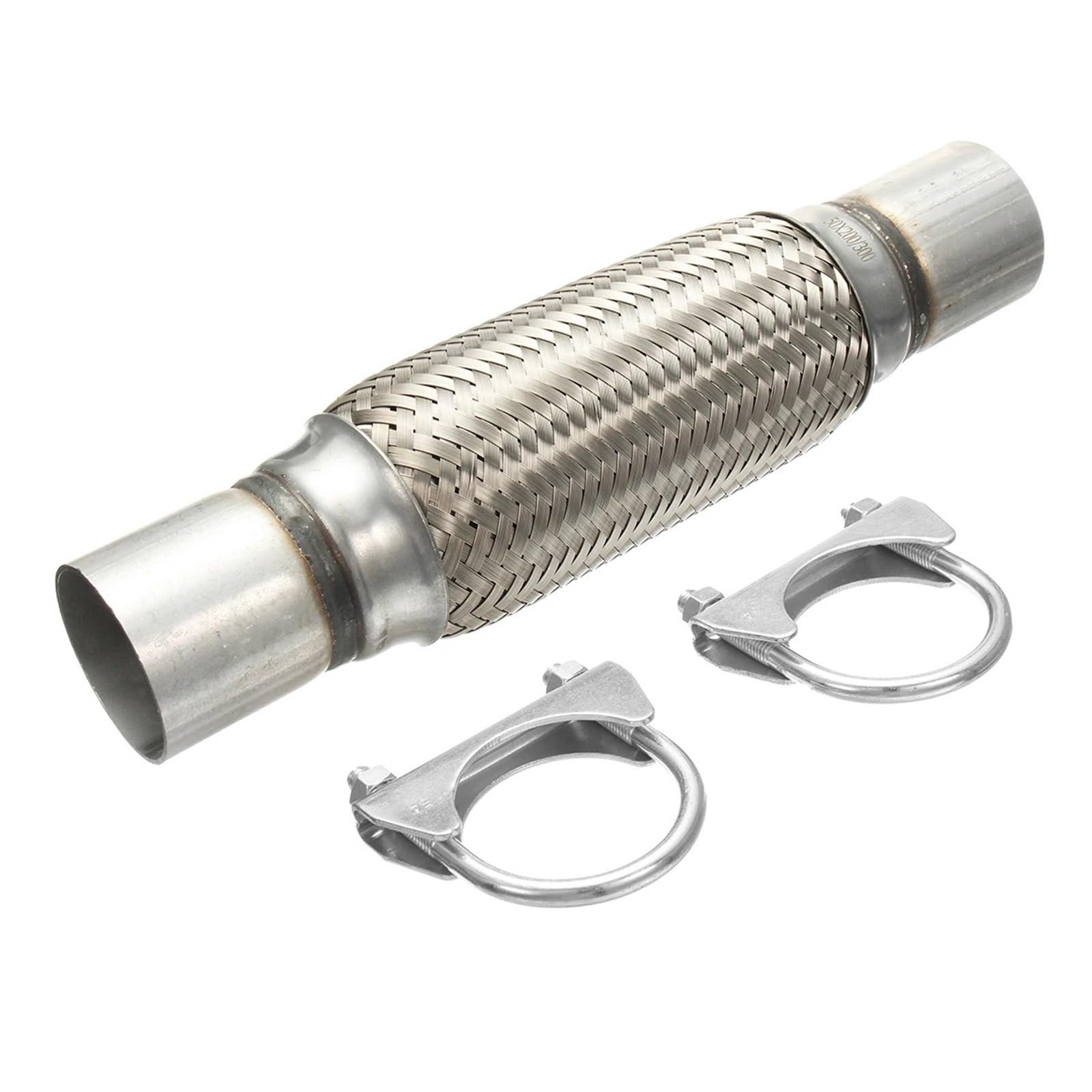 Schalldämpfer Spitze Universal Auto Auspuff Flex Rohr Reparatur Geflecht Flexiable Auspuff Schalldämpfer Spitze Edelstahl Endrohr Mit 2 Klemmen Auspuffblende Auto Schalldämpfer Spitze Universal Auto Auspuff Flex Rohr Reparatur Geflecht Flexiable Auspuff Schalldämpfer Spitze Edelstahl Endrohr Mit 2 Klemmen Auspuffblende Auto von LKRGBXA
