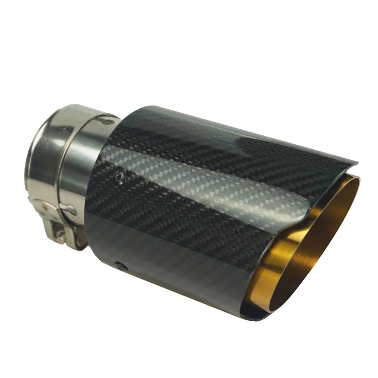 Schalldämpfer Spitze Universal-Endrohr Auspuff Schalldämpfer Gerade Ende Tipps Edelstahl Carbon Fiber Düse Auto Styling Auspuffblende Auto Schalldämpfer Spitze Universal-Endrohr Auspuff Schalldämpfer Gerade Ende Tipps Edelstahl Carbon Fiber Düse Auto Styling Auspuffblende Auto von LKRGBXA