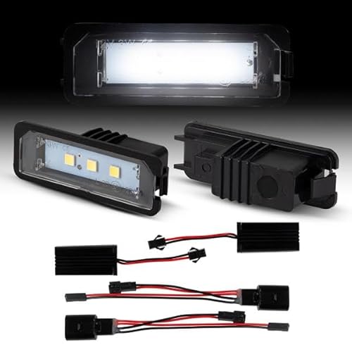 LED Kennzeichenbeleuchtung kompatibel mit Leon (Typ 5F) - BJ ab 09/2012 von LLCTOOLS
