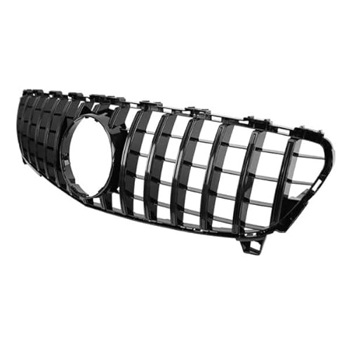 LLCTOOLS - Kühlergrill für Mercedes W176 A-Klasse Modelle mit und ohne Distronic - Hochglanz Kühlergrill schwarz - Frontgrill wetterfest und langlebig - Grill, direkter Einbau von LLCTOOLS