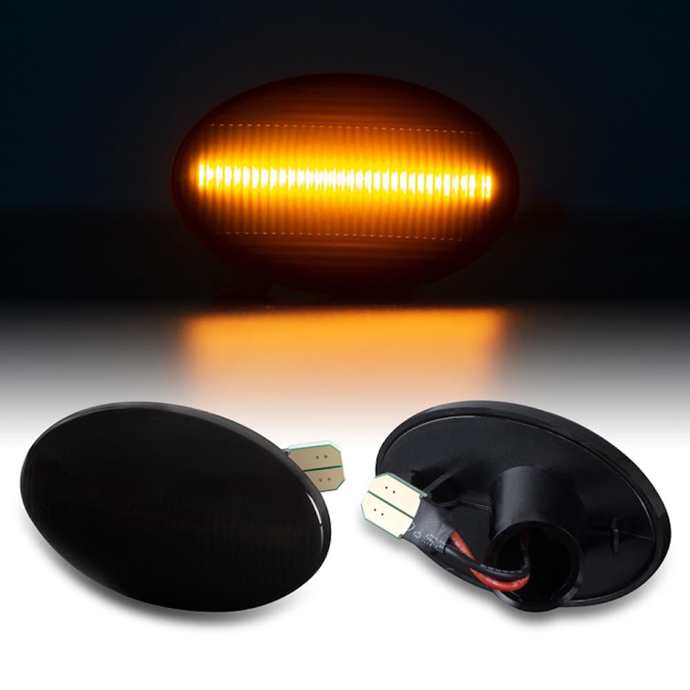 LLCTOOLS - Hell leuchtender LED Seitenblinker - LED Blinker Auto mit E-Prüfzeichen - Voll-LED Blinker mit CAN-Bus-Technologie - Passend für ASTRA F CORSA B + C TIGRA Meriva A LLCTOOLS - Hell leuchtender LED Seitenblinker - LED Blinker Auto mit E-Prüfzeichen - Voll-LED Blinker mit CAN-Bus-Technologie - Passend für ASTRA F CORSA B + C TIGRA Meriva A von LLCTOOLS