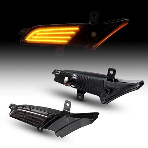 Led Seitenblinker passend für Porsche Cayenne 9PA BJ 02/2007-2010 SMOKE von LLCTOOLS