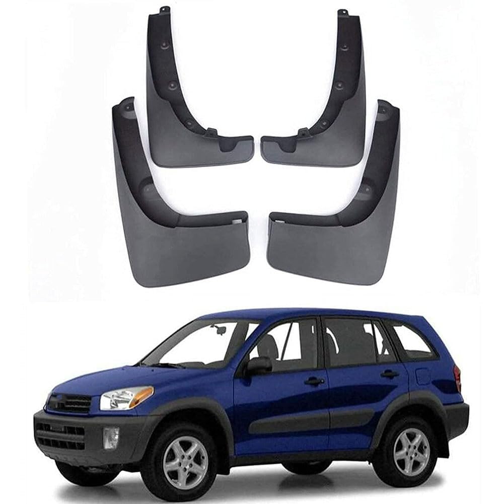 4 Stück Auto Schmutzfänger für Toyota RAV4 2000-2005,Schmutzfänger Spritzschutz Fahrzeug vorne und hinten Spritzschutz Protection ZubehöR Kotflügel Bausatz von LLHSNT