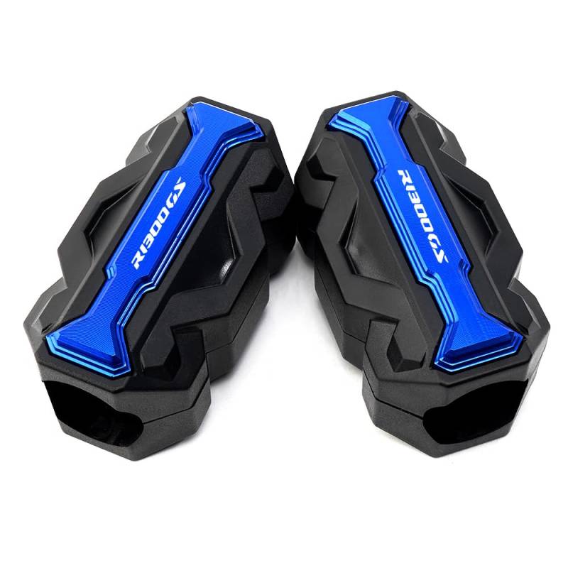 LLIDFONK Für BMW R1300GS ADVENTURE R 1300GS R 1300 GS ADV 2023-2025 Motorrad Zubehör Motorschutzbügel Stoßfänger Sturzprotektor Blöcke R1300GS ADV Dekorativer Stoßfänger (Blau) von LLIDFONK