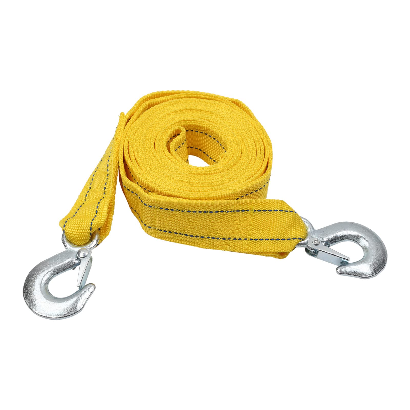 Auto-Abschleppkabel, 5 Tonnen, Auto-Abschleppgurt, Rennautowinde, Seil, Bergungskabel, 400 cm Auto-Abschleppkabel, 5 Tonnen, Auto-Abschleppgurt, Rennautowinde, Seil, Bergungskabel, 400 cm von LLINthy