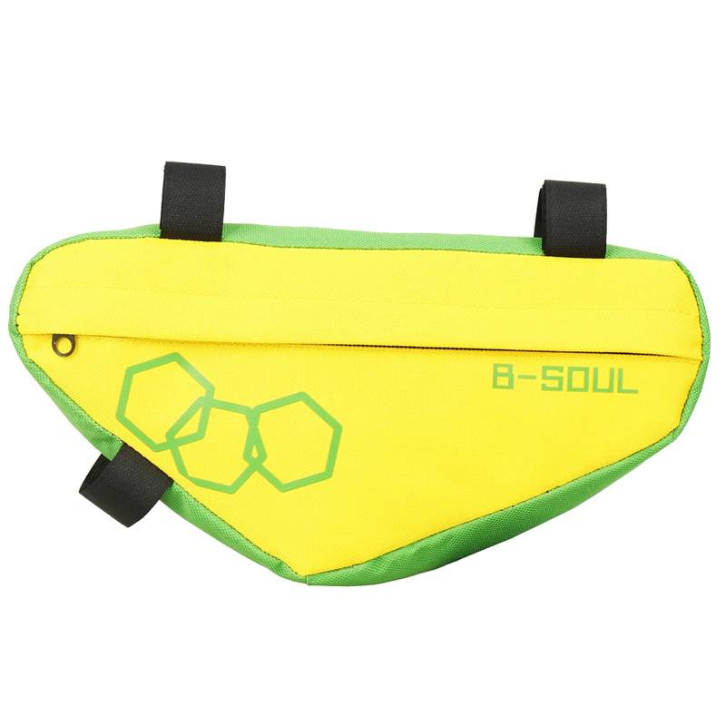LLINthy Mountainbike-Rahmen-Vorderrohrtasche, dreieckige Fahrradsatteltasche, praktische Fahrradaufbewahrungstasche, Fahrradteil von LLINthy