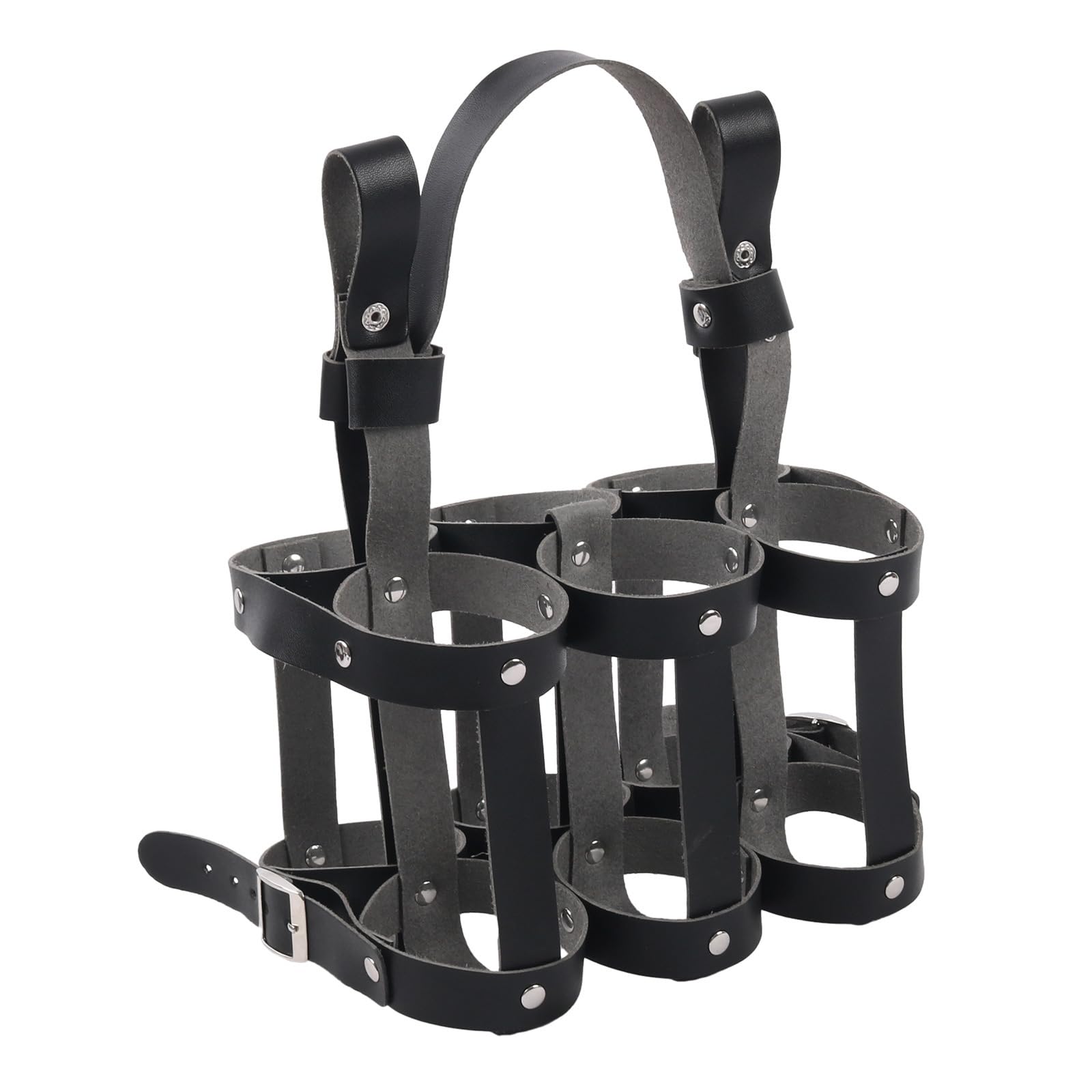 Leder Fahrräder Bierträger Halter Bierflaschenträger Faltflasche Tragetasche Radfahren Flaschenhalter Einfach zu bedienen Leder Fahrräder Bierträger Halter Bierflaschenträger Faltflasche Tragetasche Radfahren Flaschenhalter Einfach zu bedienen von LLINthy
